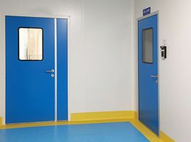 Scientific Steel doors for hospitals and labs
