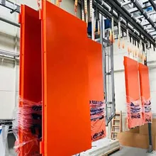 Fire door with a Epoxy Polyester Powder coating finish