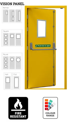 Fire Doors with vision panel