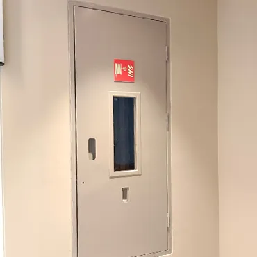 fire rated metal shaft door